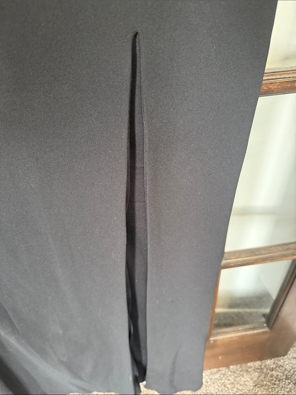 Black and White Maxi Dress with large bow - Picture 8 of 9